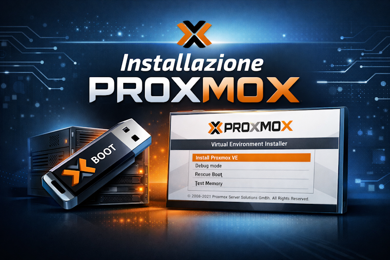 Installare Proxmox VE su PC o Server – Guida completa passo passo
