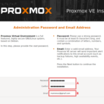 Installazione Proxmox VE – Configurazione password root e email